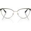 imageMichael Kors Womens Mk3064b Marsaille Cat Eye Prescription Eyewear FramesLight GoldMatte BlackDemo Lens