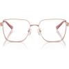 imageMichael Kors Womens Mk3083d Dali Rectangular Prescription Eyewear FramesShiny Rose GoldDemo Lens