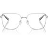 imageMichael Kors Womens Mk3083d Dali Rectangular Prescription Eyewear FramesShiny SilverDemo Lens