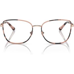 imageMichael Kors Womens MK3065J Empire Square III Prescription Eyewear Frames Rose GoldPink TortoiseDemo Lens 54 mm
