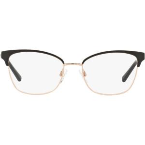 imageMichael Kors Womens Mk3012 Adrianna Iv Cat Eye Prescription Eyewear FramesMatte BlackRose GoldDemo Lens