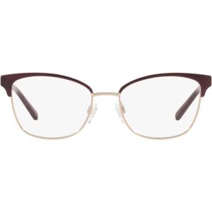 imageMichael Kors Womens Mk3012 Adrianna Iv Cat Eye Prescription Eyewear FramesMatte CordovanRose GoldDemo Lens