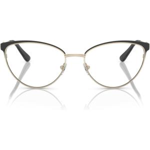imageMichael Kors Womens Mk3064b Marsaille Cat Eye Prescription Eyewear FramesLight GoldMatte BlackDemo Lens
