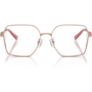 imageMichael Kors Womens Mk3082d Yunan Square Prescription Eyewear FramesShiny Rose GoldDemo Lens