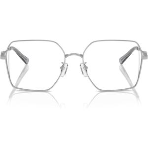 imageMichael Kors Womens Mk3082d Yunan Square Prescription Eyewear FramesShiny SilverDemo Lens