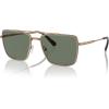 imageMichael Kors Mens Mk1154 Blue Ridge Square SunglassesShiny GoldGreen Solid