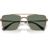 imageMichael Kors Mens Mk1154 Blue Ridge Square SunglassesShiny GoldGreen Solid