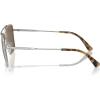 imageMichael Kors Mens Mk1154 Blue Ridge Square SunglassesShiny SilverBrown Solid