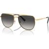 imageMichael Kors Mens Mk1155 Whistler Aviator SunglassesShiny GoldLight Grey Gradient