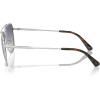 imageMichael Kors Mens Mk1155 Whistler Aviator SunglassesShiny SilverBlue Gradient
