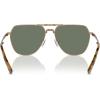 imageMichael Kors Mens Mk1156 Keswick Aviator SunglassesShiny GoldOlive Green