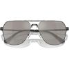 imageMichael Kors Mens Mk1156 Keswick Aviator SunglassesShiny GunmetalSilver Mirrored