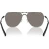 imageMichael Kors Mens Mk1156 Keswick Aviator SunglassesShiny GunmetalSilver Mirrored