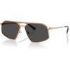 imageMichael Kors Mens Mk1167 Mar Vista Hexagonal SunglassesBeige GoldDark Grey Solid
