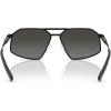 imageMichael Kors Mens Mk1167 Mar Vista Hexagonal SunglassesBlack ShinySilver Mirrored Gradient