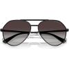 imageMichael Kors Mens Mk1168 Brentwood Aviator SunglassesBlack ShinyDark Grey Gradient