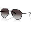 imageMichael Kors Mens Mk1168 Brentwood Aviator SunglassesBlack ShinyDark Grey Gradient