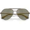 imageMichael Kors Mens Mk1168 Brentwood Aviator SunglassesMatte HuskOlive Mirrored