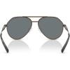 imageMichael Kors Mens Mk1168 Brentwood Aviator SunglassesMatte HuskOlive Mirrored
