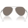 imageMichael Kors Mens Mk1168 Brentwood Aviator SunglassesMatte SilverSilver Mirrored