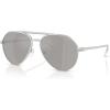 imageMichael Kors Mens Mk1168 Brentwood Aviator SunglassesMatte SilverSilver Mirrored
