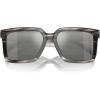 imageMichael Kors Mens Mk2217u Abruzzo Universal Fit Square SunglassesBlack HornGrey Mirrored Gradient
