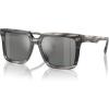 imageMichael Kors Mens Mk2217u Abruzzo Universal Fit Square SunglassesBlack HornGrey Mirrored Gradient