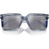 imageMichael Kors Mens Mk2217u Abruzzo Universal Fit Square SunglassesBlue HornBlue Mirrored Gradient