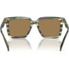 imageMichael Kors Mens Mk2217u Abruzzo Universal Fit Square SunglassesOlive HornOlive Green Mirrored