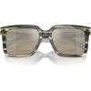 imageMichael Kors Mens Mk2217u Abruzzo Universal Fit Square SunglassesOlive HornOlive Green Mirrored