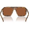 imageMichael Kors Mens Mk2218u Murren Universal Fit Square SunglassesVintage TortoiseBrown Solid