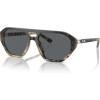 imageMichael Kors Mens Mk2219u Zurich Universal Fit Aviator SunglassesBlack Grey Gradient TortoiseDark Grey Solid