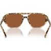 imageMichael Kors Mens Mk2219u Zurich Universal Fit Aviator SunglassesBrown TortoiseBrown Solid
