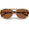 imageMichael Kors Mens Mk2219u Zurich Universal Fit Aviator SunglassesBrown TortoiseBrown Solid