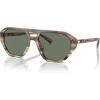 imageMichael Kors Mens Mk2219u Zurich Universal Fit Aviator SunglassesOlive TortoiseGreen Solid