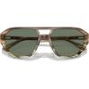 imageMichael Kors Mens Mk2219u Zurich Universal Fit Aviator SunglassesOlive TortoiseGreen Solid