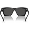 imageMichael Kors Mens Mk2225u Pebble Beach Universal Fit Square SunglassesBlackDark Grey Solid