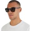 imageMichael Kors Mens Mk2225u Pebble Beach Universal Fit Square SunglassesBlackDark Grey Solid