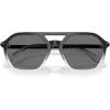 imageMichael Kors Mens Mk2251u Jackson Hole Universal Fit Aviator SunglassesBlack Clear GradientDark Grey Solid Polarized