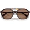 imageMichael Kors Mens Mk2251u Jackson Hole Universal Fit Aviator SunglassesDark TortoiseBrown Solid