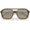 imageMichael Kors Mens Mk2251u Jackson Hole Universal Fit Aviator SunglassesOlive TransparentOlive Mirrored