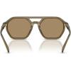 imageMichael Kors Mens Mk2251u Jackson Hole Universal Fit Aviator SunglassesOlive TransparentOlive Mirrored