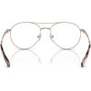 imageMichael Kors Womens MK3069 Edgartown Round Prescription Eyewear Frames Rose GoldDemo Lens 54 mm