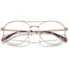 imageMichael Kors Womens MK3069 Edgartown Round Prescription Eyewear Frames Rose GoldDemo Lens 54 mm