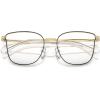 imageMichael Kors Womens MK3073D KOH Lipe Cat Eye Prescription Eyewear Frames Light GoldDemo Lens 55 mm