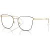 imageMichael Kors Womens MK3073D KOH Lipe Cat Eye Prescription Eyewear Frames Light GoldDemo Lens 55 mm
