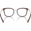 imageMichael Kors Womens Mk3032 Coconut Grove Square Prescription Eyewear FramesDark RedDemo Lens