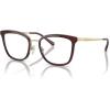 imageMichael Kors Womens Mk3032 Coconut Grove Square Prescription Eyewear FramesDark RedDemo Lens