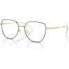 imageMichael Kors Womens Mk3075d Jaipur Round Prescription Eyewear FramesLight GoldDemo Lens