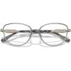 imageMichael Kors Womens Mk3076b Cordoba Cat Eye Prescription Eyewear FramesShiny SilverDemo Lens